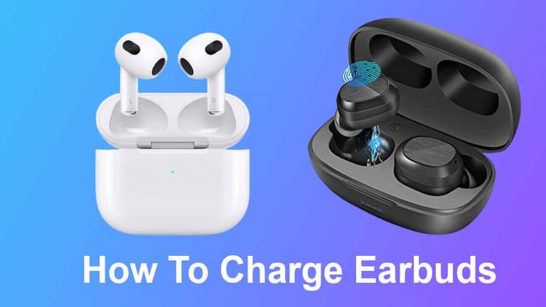 How to charge earbuds
