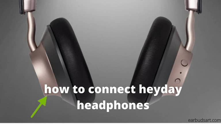 how to connect heyday headphones